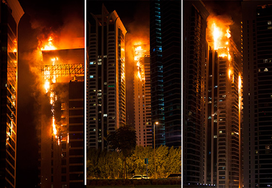 تكرار حرائق ابراج سكنية في دبي ولندن يثير القلق بشأن الطلاء الخارجي صورة رقم 1