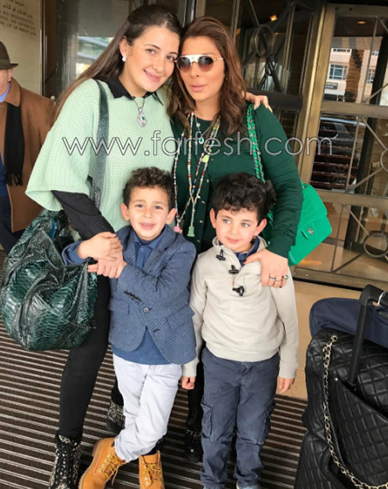 أحدث صورة للفنانة أصالة مع ابنتها شام الذهبي صورة رقم 3