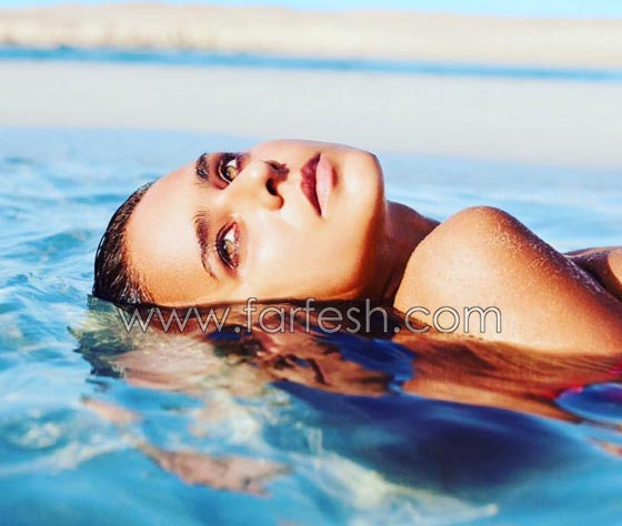 هند صبري تنافس نيللي كريم وتنشر صورها بالمايوه في البحر! صورة رقم 6