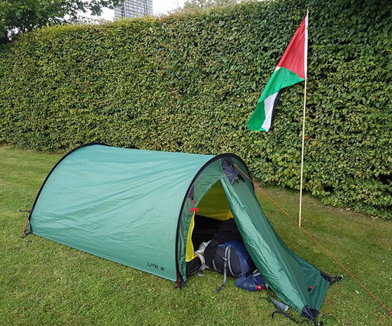 بالفيديو والصور.. يهودي سيعبر 8 دول و5 آلاف كيلومتر مشياً على الأقدام للتضامن مع فلسطين صورة رقم 11