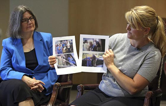 فيديو صادم.. شرطي يعتدي بوحشية على ممرضة وسط صراخها! صورة رقم 9