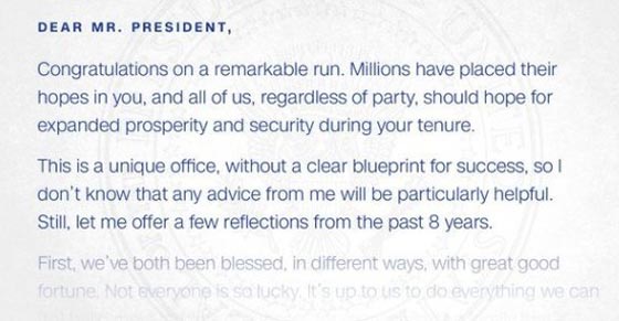 رسالة أوباما التي تركها لترامب.. هذا ما أوصى به الرئيس السابق! صورة رقم 1