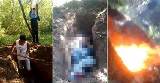 فيديو مروع لعصابة برازيلية تجبر شابين على حفر قبريهما قبل اعدامهما صورة رقم 1