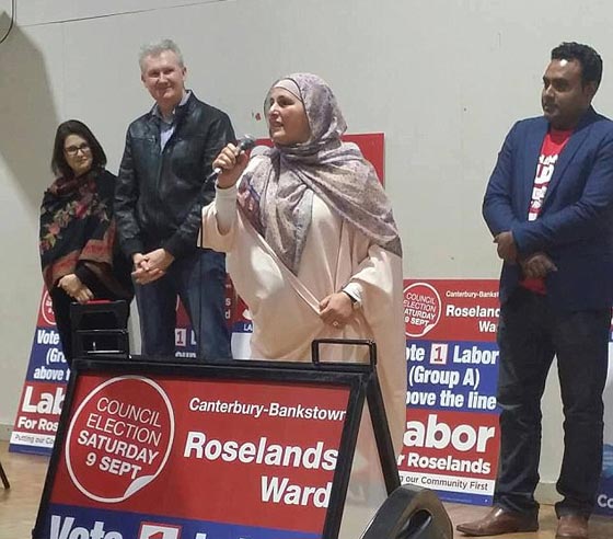 الحجاب يتحدى.. 4 مسلمين بينهم محجبة في اكبر بلدية باستراليا صورة رقم 1