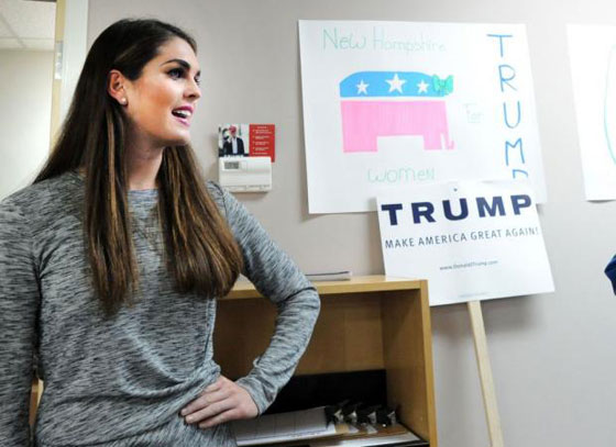 هوب هيكس الحسناء مديرة الإعلام الجديدة في البيت الابيض صورة رقم 20