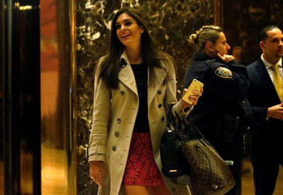 هوب هيكس الحسناء مديرة الإعلام الجديدة في البيت الابيض صورة رقم 9