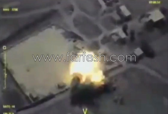 فيديو يظهر لحظة سقوط صواريخ من الغواصات الروسية على دير الزور صورة رقم 2