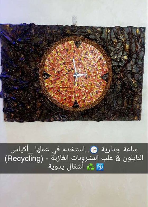 بالصور والفيديو: شابة فلسطينية موهوبة تحوّل النفايات الى تحف تراثية فنية رائعة! صورة رقم 7