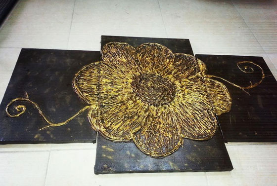 بالصور والفيديو: شابة فلسطينية موهوبة تحوّل النفايات الى تحف تراثية فنية رائعة! صورة رقم 9