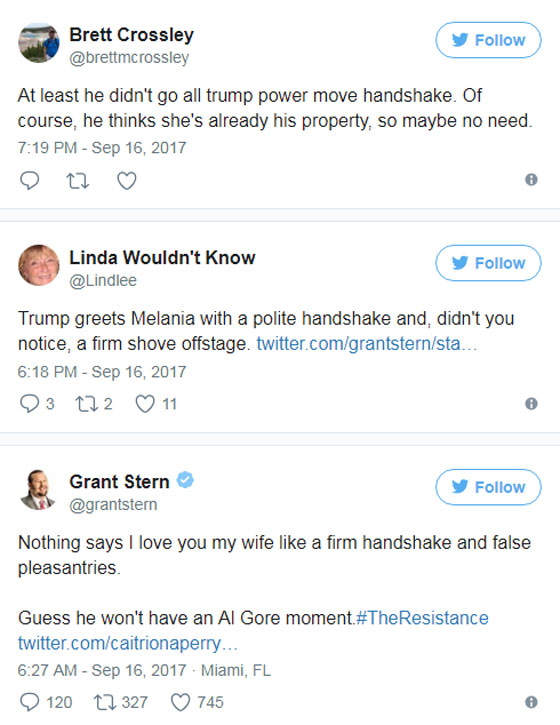 الرئيس الأمريكي دونالد ترامب  يهين زوجته ميلانيا على العلن.. فيديو صورة رقم 10