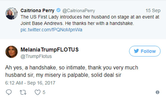 الرئيس الأمريكي دونالد ترامب  يهين زوجته ميلانيا على العلن.. فيديو صورة رقم 11