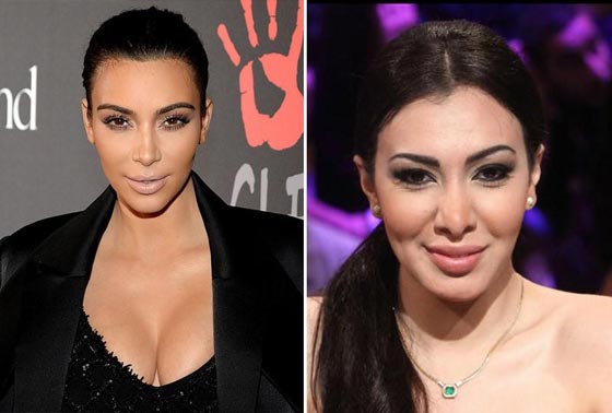  صور فنانات عربيات تشبهن نجمات عالميات بدرجة غريبة غير متوقعة!!   صورة رقم 9