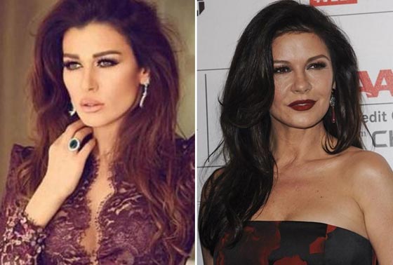  صور فنانات عربيات تشبهن نجمات عالميات بدرجة غريبة غير متوقعة!!   صورة رقم 10