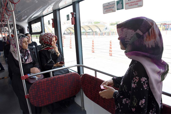 حافلات نسائية لأول مرة في تركيا..صور صورة رقم 6