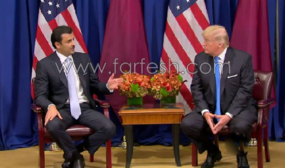 موقف مربك بين دونالد ترامب وتميم بن حمد .. فيديو صورة رقم 5