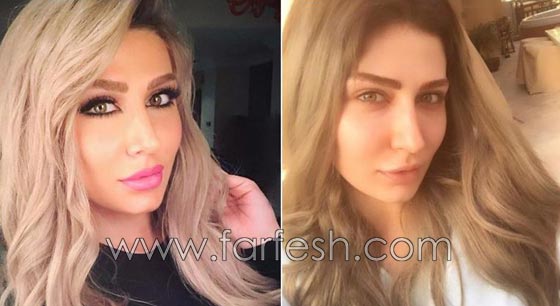 صور قبل وبعد.. شاهد ماذا يفعل المكياج بالنجمات السوريات! صورة رقم 1