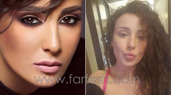 صور قبل وبعد.. شاهد ماذا يفعل المكياج بالنجمات السوريات! صورة رقم 5