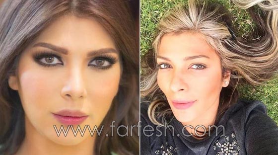 صور قبل وبعد.. شاهد ماذا يفعل المكياج بالنجمات السوريات! صورة رقم 8