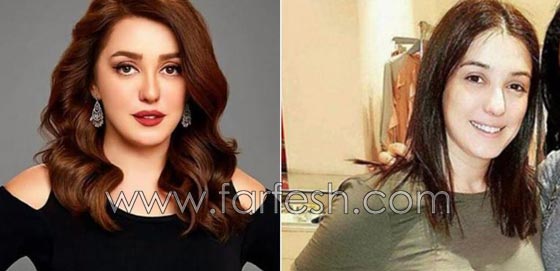 صور قبل وبعد.. شاهد ماذا يفعل المكياج بالنجمات السوريات! صورة رقم 10