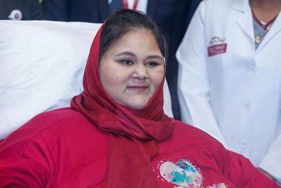 صدمة!! وفاة المصرية ايمان.. اسمن امرأة في العالم بمستشفى ابوظبي صورة رقم 7