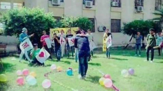 فصل طالب احتضن خطيبته داخل الجامعة في طنطا صورة رقم 1