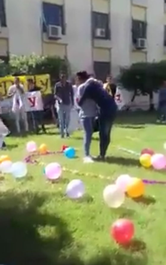 فصل طالب احتضن خطيبته داخل الجامعة في طنطا صورة رقم 5