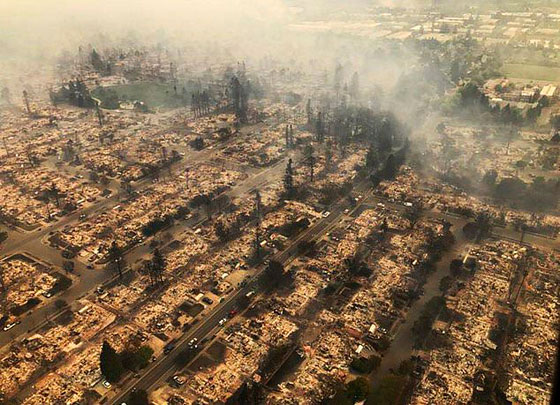 عشرات القتلى والجرحى في حرائق مدمرة تجتاح كاليفورنيا صورة رقم 34