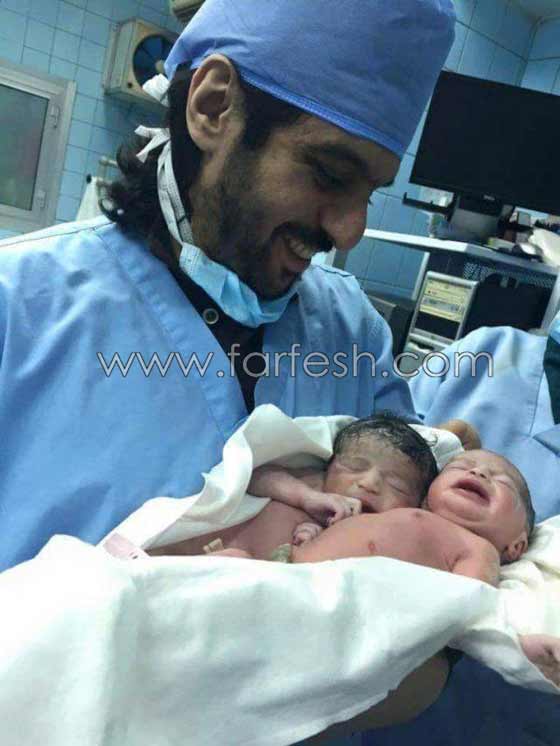 بالصور.. أجمل اللقطات المميزة لمشاهير عرب أنجبوا توائم صورة رقم 5