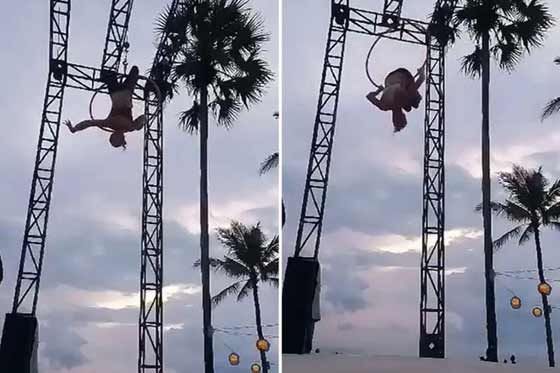 فيديو مروع.. سقوط مخيف لفتاة أدت حركات بهلوانية صورة رقم 1 فيديو مروع.. سقوط مخيف لفتاة أدت حركات بهلوانية صورة رقم 1