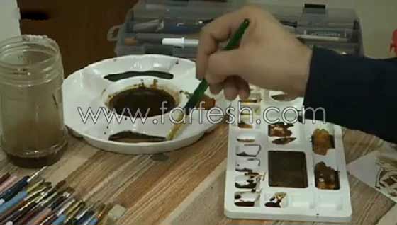 بالفيديو والصور.. رسام عراقي يبدع بلوحات فنية بالقهوة صورة رقم 2
