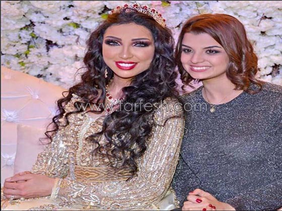 صور جديدة لدنيا بطمة مع ابنتها غزل في حفل العقيقة في المغرب صورة رقم 5