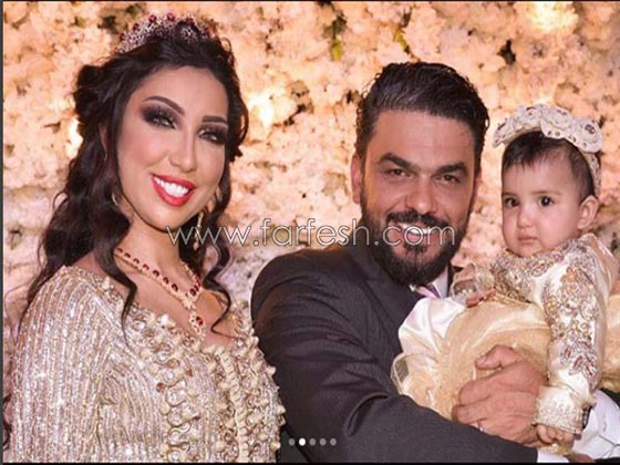 صور جديدة لدنيا بطمة مع ابنتها غزل في حفل العقيقة في المغرب صورة رقم 1