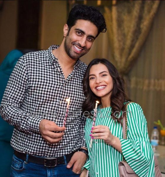 الفنانون يباركون لزميلتهم كارمن سليمان وزوجها مصطفى جاد بولادة ابنهما صورة رقم 5