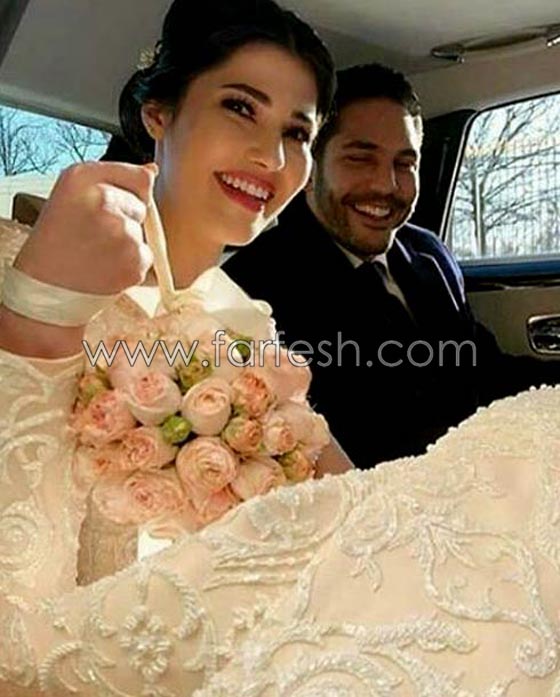 صور فنانة تونسية بفستان زفاف جريء اثار الكثير من الجدل! صورة رقم 2
