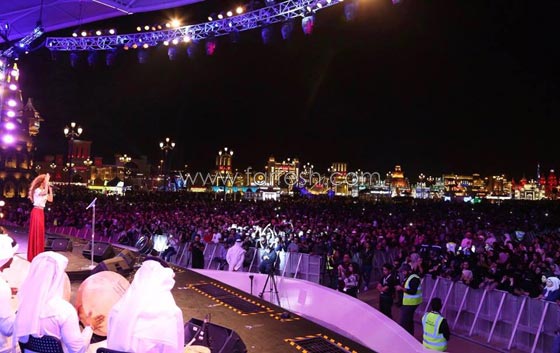 فيديو ميريام فارس تتحدى معجبة سعودية وتتعلم منها رقصة خليجية صورة رقم 2