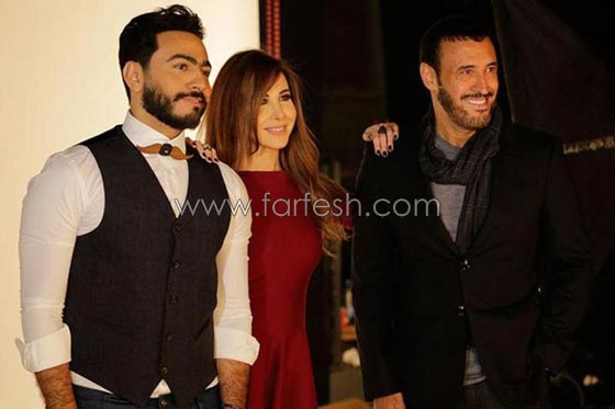 فيديو نانسي عجرم تتغزل بـ كاظم الساهر وتغني له (عم بتعلق فيك) صورة رقم 1