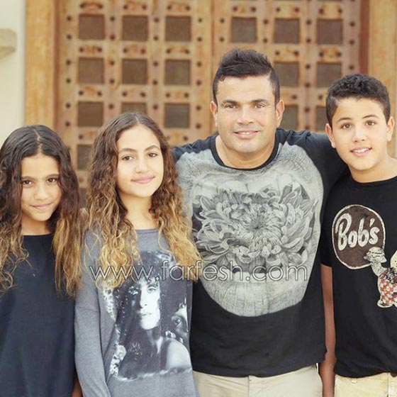 بالفيديو.. شاهدوا أبناء عمرو دياب لأول مرة يعرضون ذكرياتهم مع والدهم صورة رقم 9