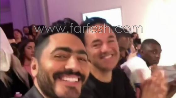 بالفيديو: بسمة بوسيل تعرض أزياءها في لندن، وهذا ما قاله لها تامر حسني صورة رقم 4