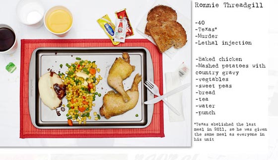 بالصور.. الوجبات الأخيرة للمحكومين بالإعدام حسب طلبهم صورة رقم 1 بالصور.. الوجبات الأخيرة للمحكومين بالإعدام حسب طلبهم صورة رقم 1