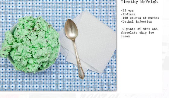 بالصور.. الوجبات الأخيرة للمحكومين بالإعدام حسب طلبهم صورة رقم 10 بالصور.. الوجبات الأخيرة للمحكومين بالإعدام حسب طلبهم صورة رقم 10