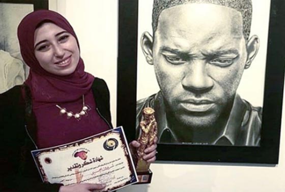 الفنان الامريكي ويل سميث يشكر رسامة مصرية لهذ السبب صورة رقم 4