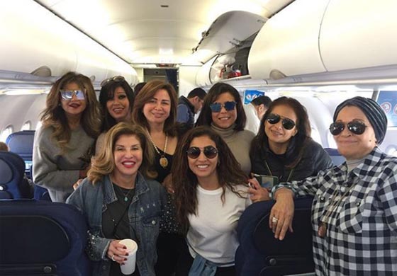  بالصور وفد من الفنانات المصريات يسافر إلى لبنان  صورة رقم 2