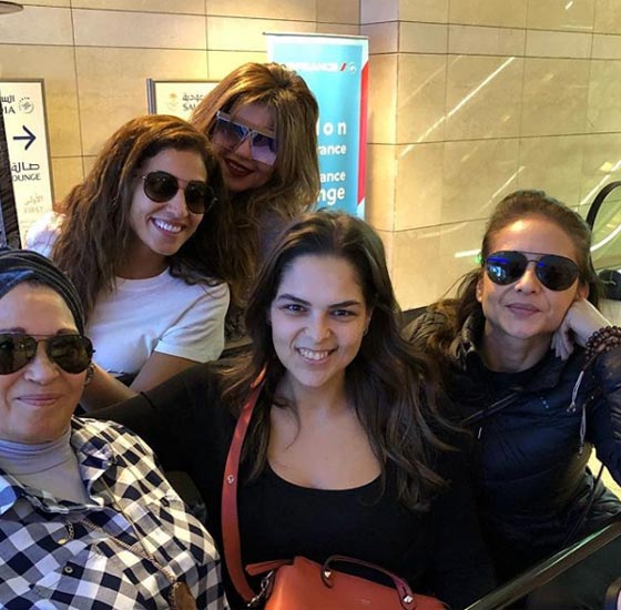  بالصور وفد من الفنانات المصريات يسافر إلى لبنان  صورة رقم 3