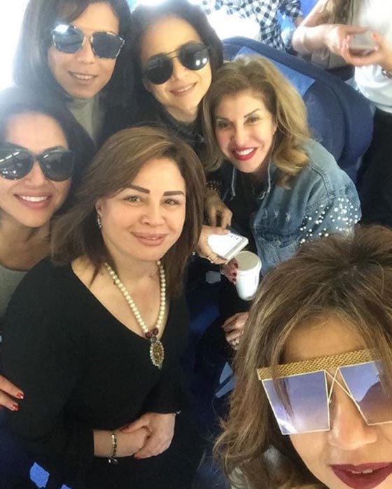  بالصور وفد من الفنانات المصريات يسافر إلى لبنان  صورة رقم 5