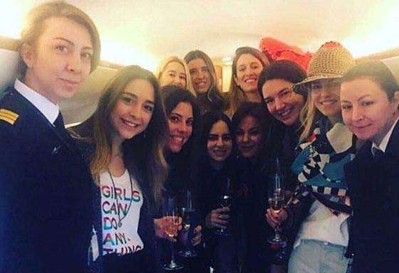 آخر صورة للفتاة الثرية وصديقاتها ضحايا الطائرة التركية المنكوبة صورة رقم 1