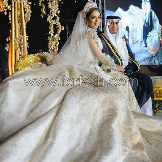 بالصور والفيديو: فساتين زفاف نجمات كلّفت الملايين!  أحدها مرصع بالماس الحقيقي! صورة رقم 6