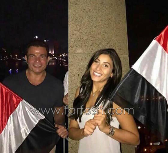  صور دينا الشربينى بأحضان عمرو دياب من جديد والجمهور مصدوم! صورة رقم 5