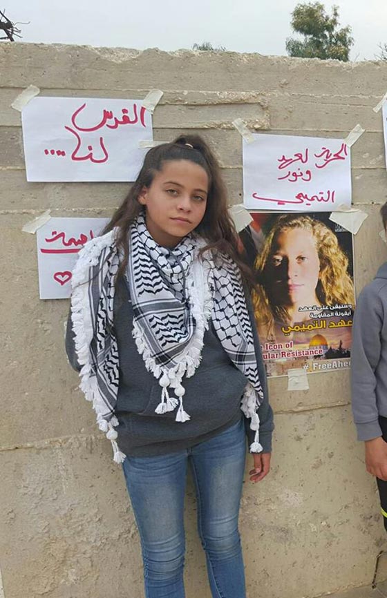 فيديو الطفلة الفلسطينية جنى جهاد تهزم جنود الاحتلال واسرائيل تصنفها (اخطر من عهد التميمي) صورة رقم 5