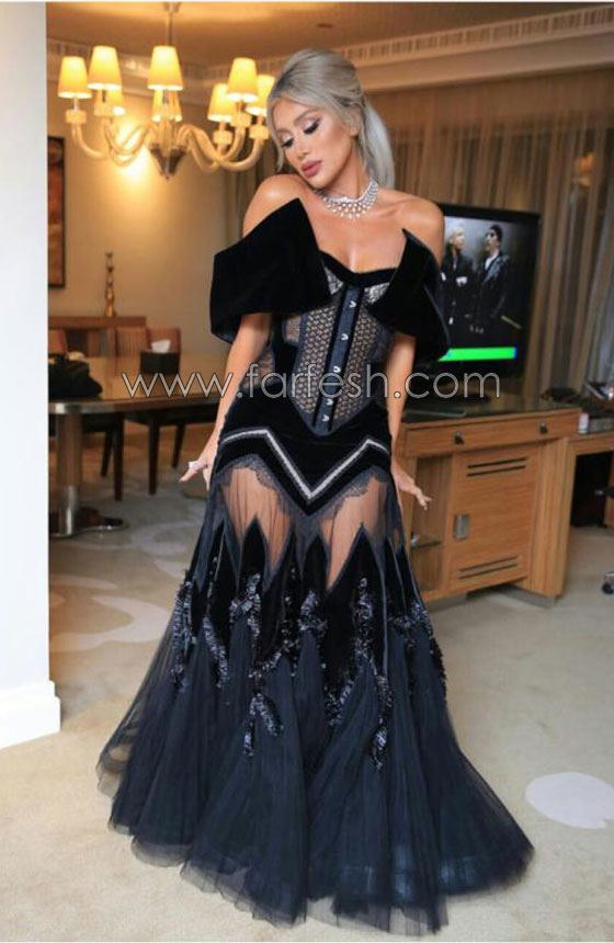صور نجمات عربيات بفساتين سهرة باللون الأسود.. أيهن الأجمل؟ صورة رقم 1