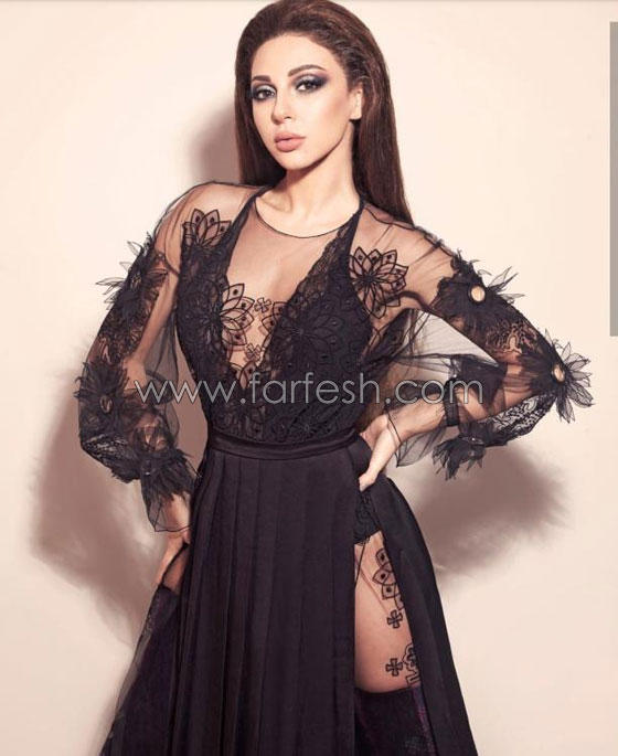 صور نجمات عربيات بفساتين سهرة باللون الأسود.. أيهن الأجمل؟ صورة رقم 2
